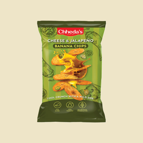 Cheese & Jalapeno Banana Chips 90g
