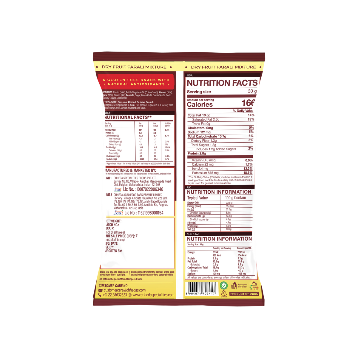 Dry Fruit Farali Chivda 150g
