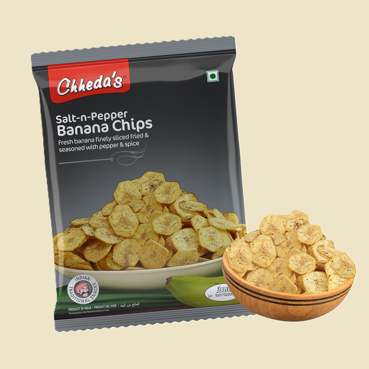 Salt N Pepper Banana Chips 500g