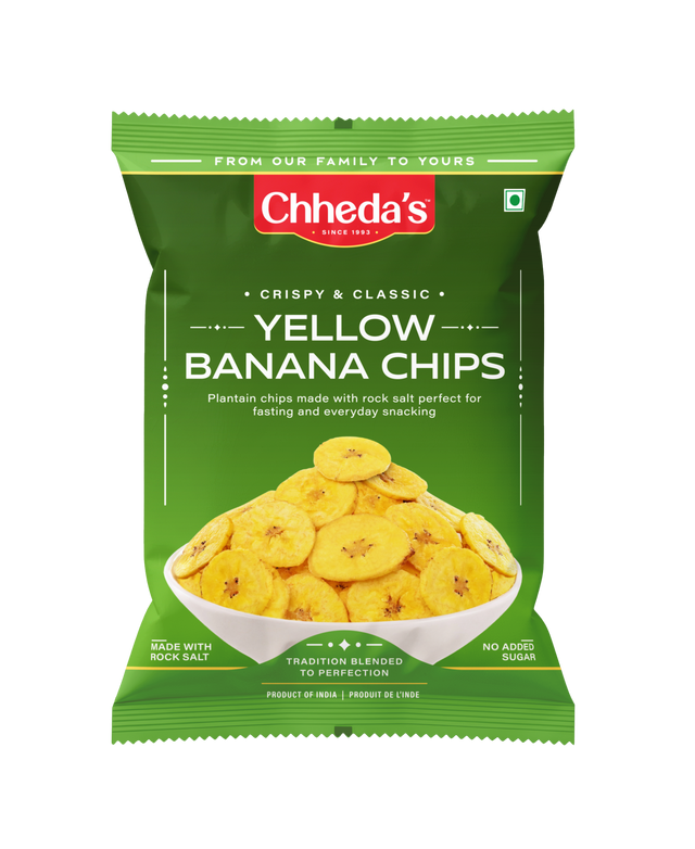 Yellow Banana Chips 170g front of pack